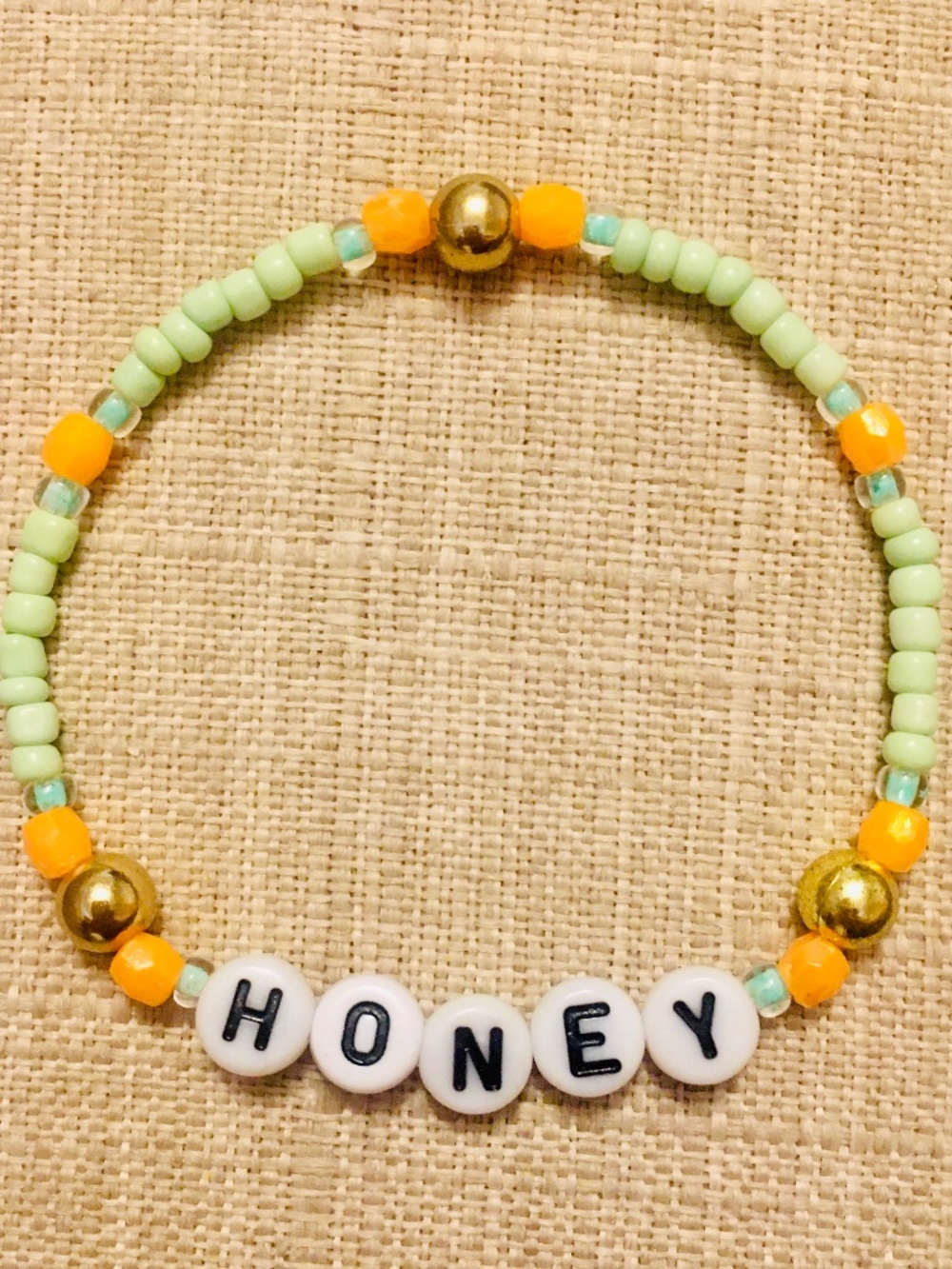 Handmade Honey (Showgirl) Friendship Bracelet for Adults and Kids